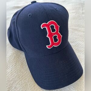 Authentic MLB Red Sox wool blend baseball hat, purchased at Fenway Park.